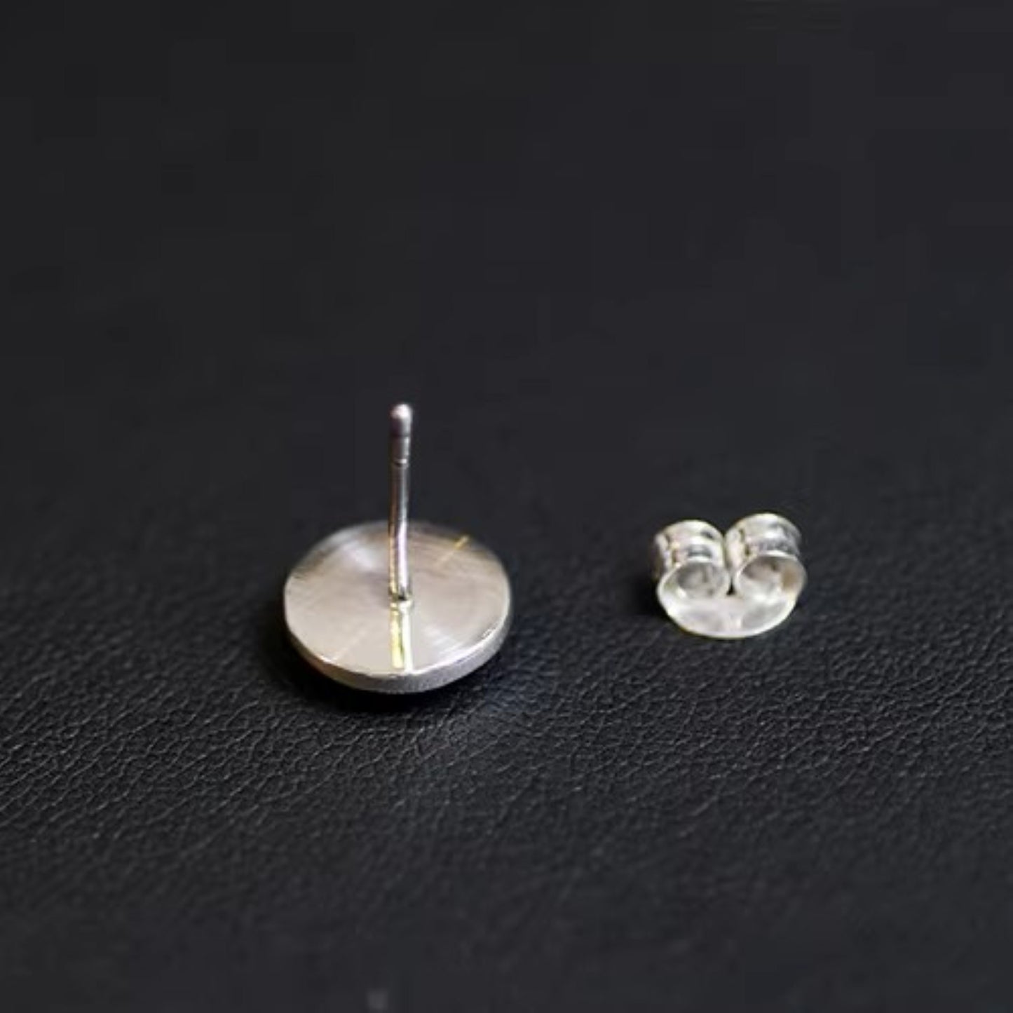 Good Art Cherry Blossoms Earrings, GA Sterling Silver Punk Statement Stud Earring for Couples
