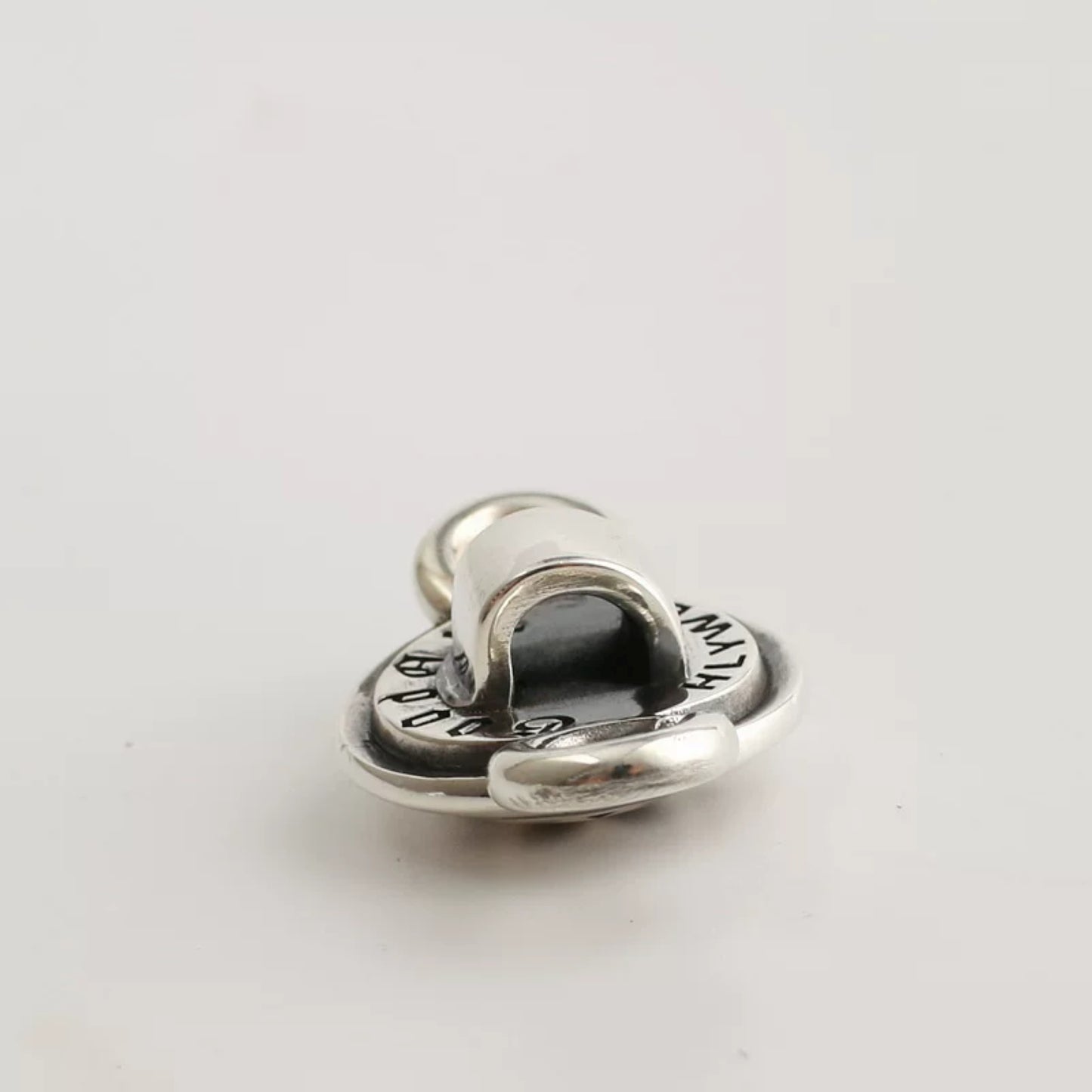 GA HLYWD Cherry Blossom Silver Shoelace Buckle, Good Art Punk Statement Accessory Buckle