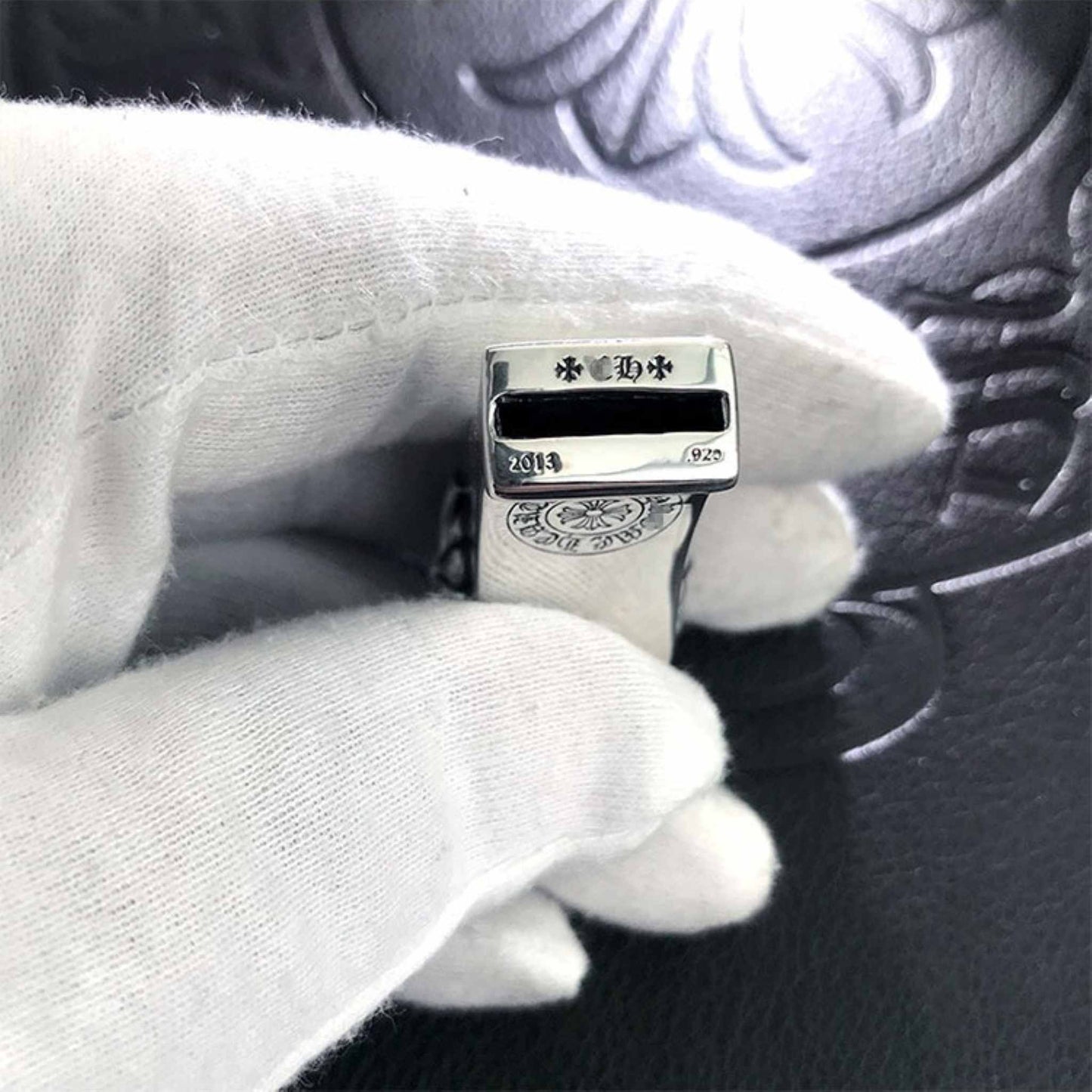 Chrome Hearts Gothic Cross & Dagger Whistle Pendants, 925 Silver Punk Statement Charms