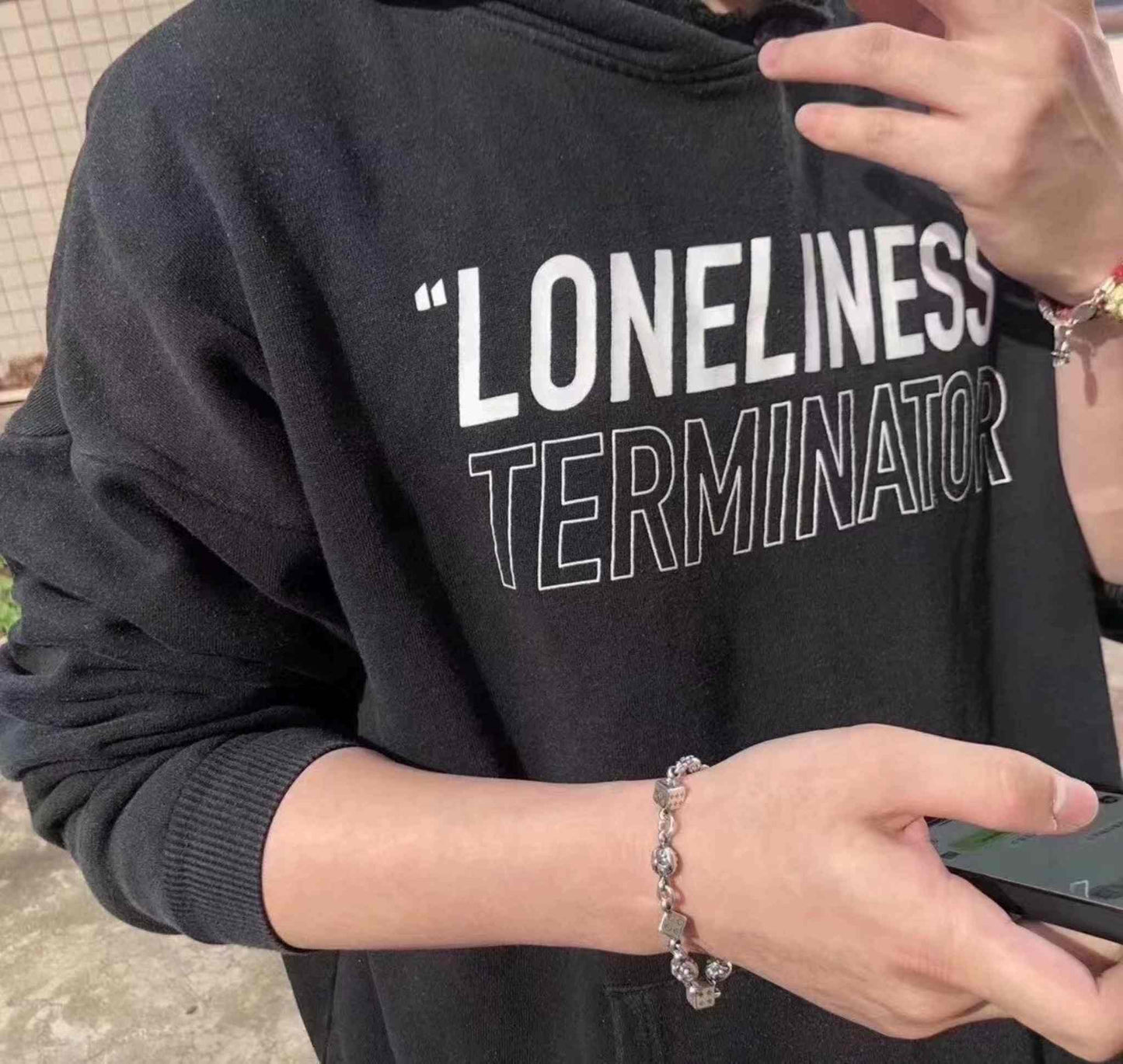 Chrome Hearts Style Cross Cube Dice Bracelet, Sterling Silver Punk Statement Bracelets