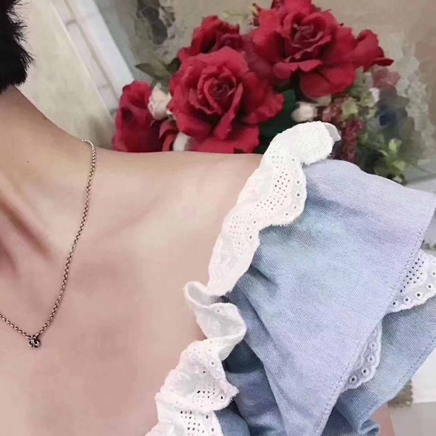 Chrome Hearts Cross, Heart, Star, Foti Skeleton Clavicle Chain Necklace, 925 Silver Statement Necklaces with Charms