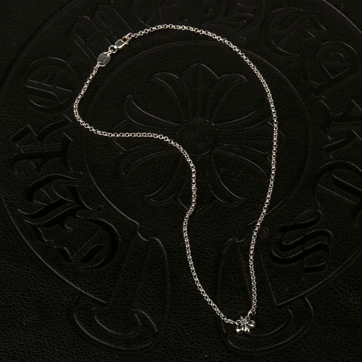 Chrome Hearts Cross, Heart, Star, Foti Skeleton Clavicle Chain Necklace, 925 Silver Statement Necklaces with Charms