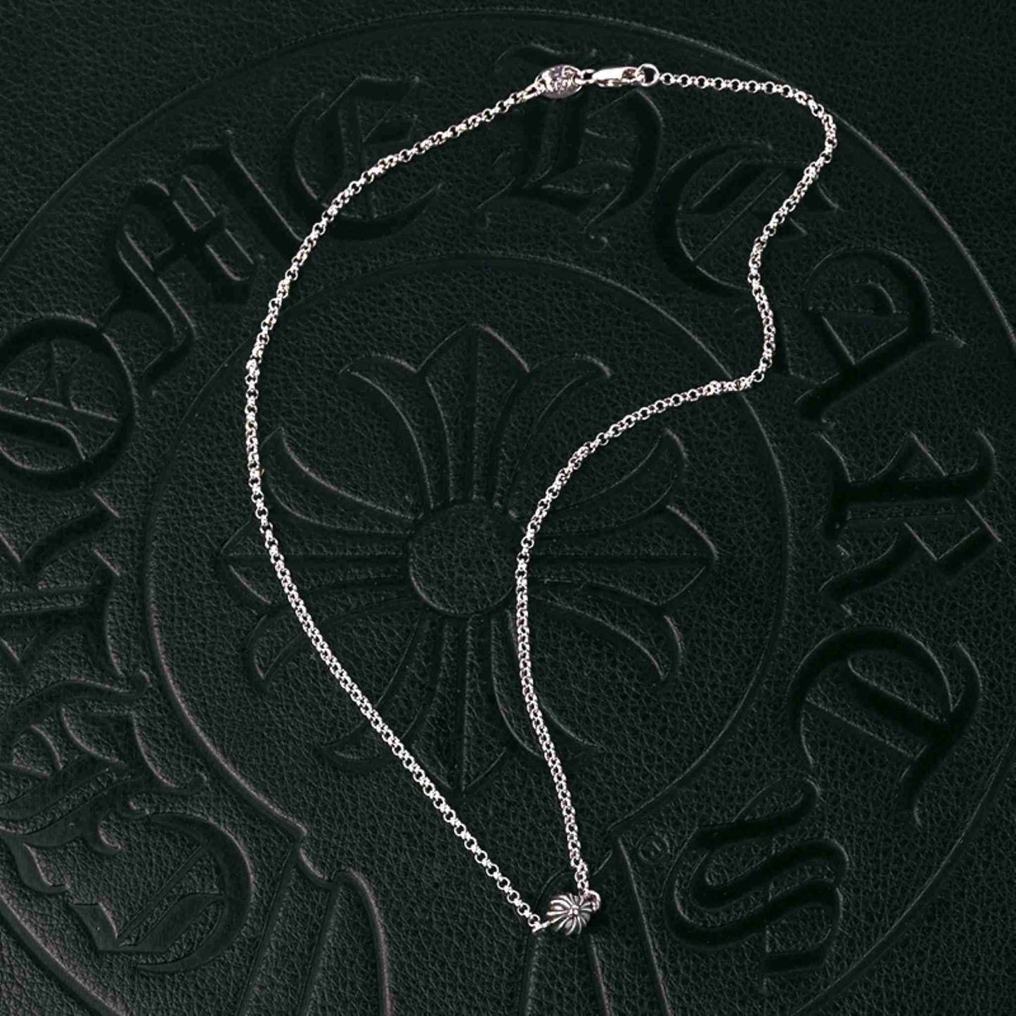 Chrome Hearts Cross, Heart, Star, Foti Skeleton Clavicle Chain Necklace, 925 Silver Statement Necklaces with Charms