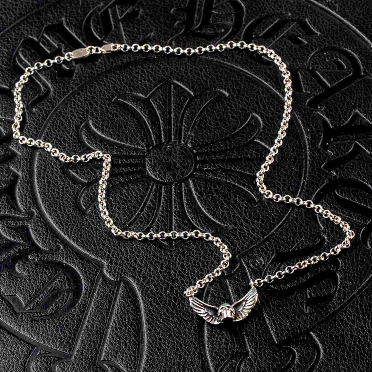 Chrome Hearts Cross, Heart, Star, Foti Skeleton Clavicle Chain Necklace, 925 Silver Statement Necklaces with Charms