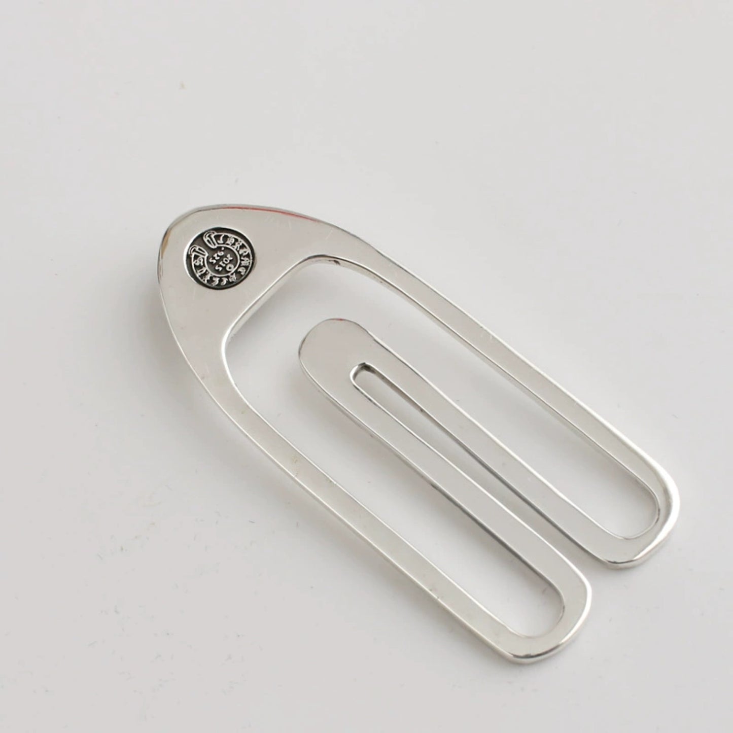 Chrome Hearts Cross Flower Money Clip, Punk Statement Sterling Silver Accessories