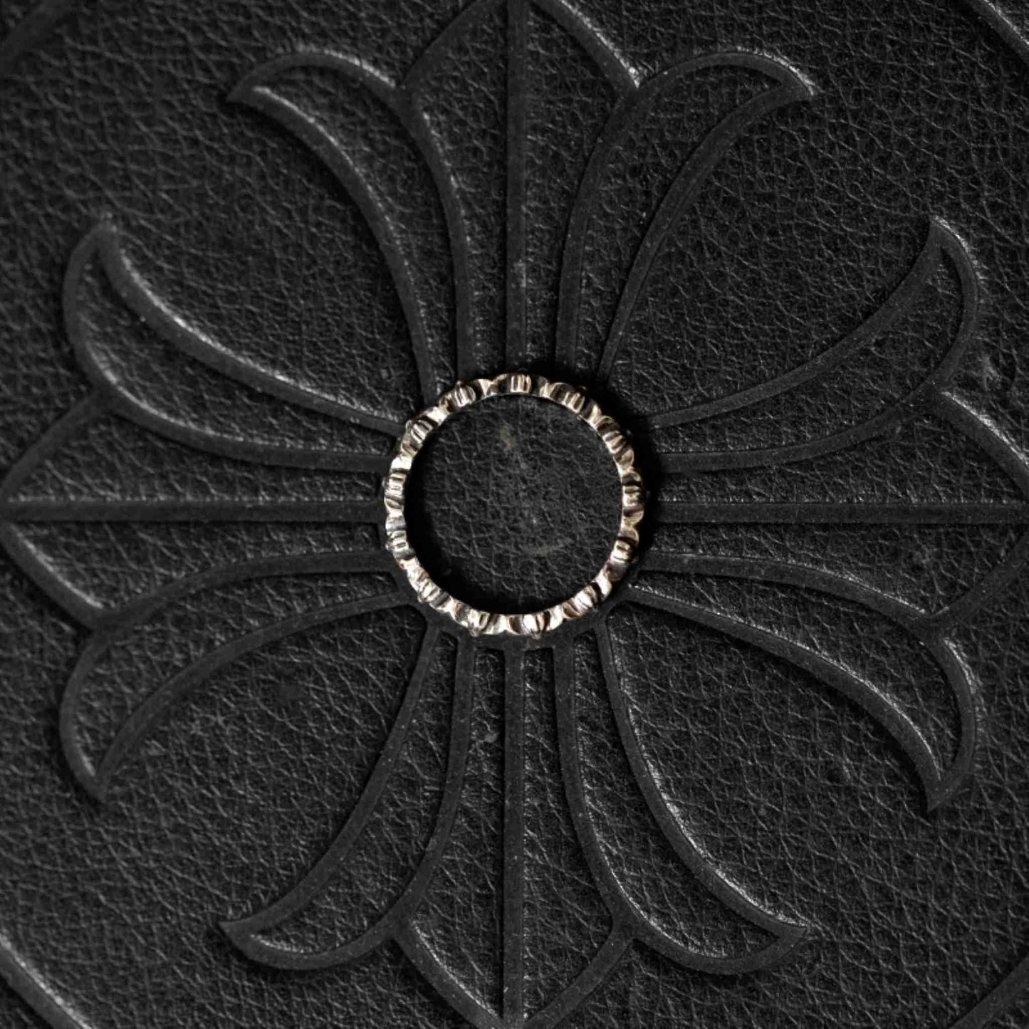 925 Silver Cross Tiny E Babyfat Ring, Punk Statement Cross Ring for Couples