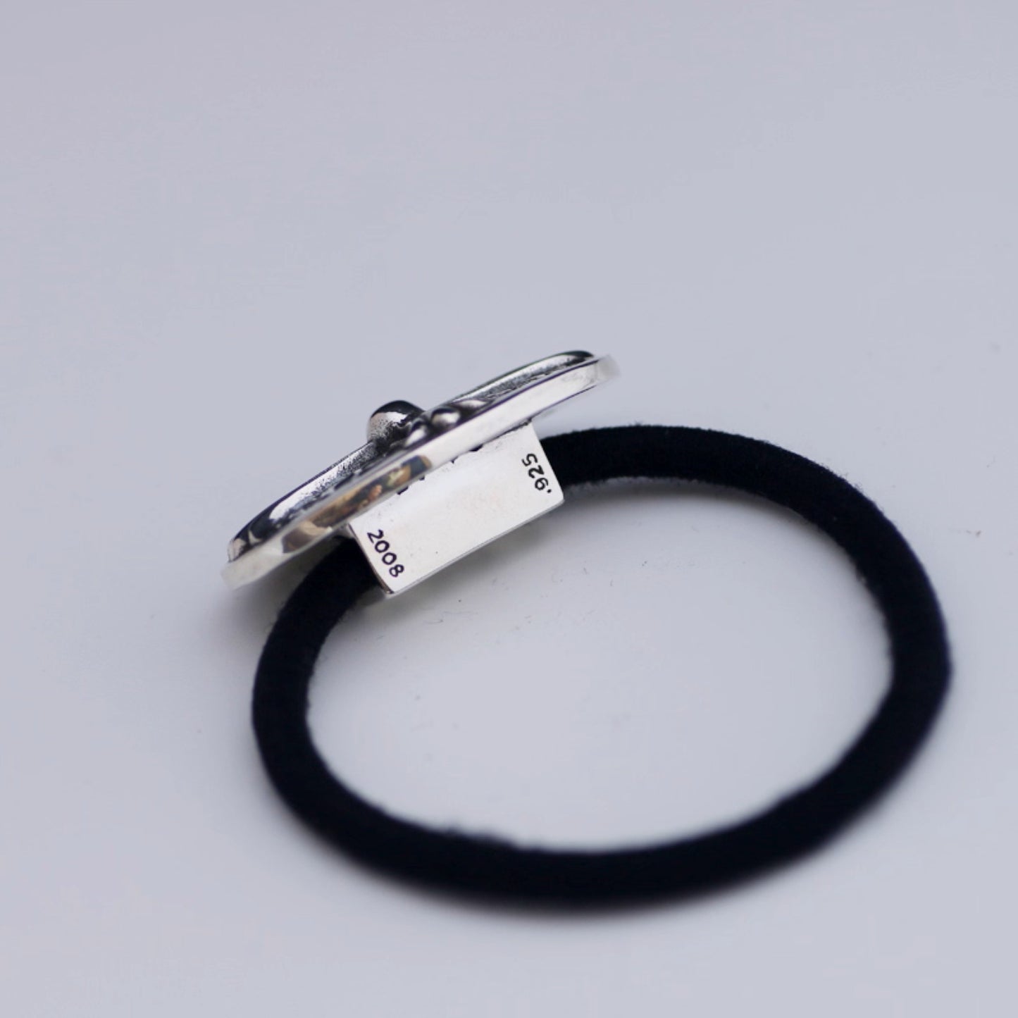 Chrome Hearts Cross & Vine Hair Ties & Bracelets, Sterling Silver Punk Statement Ponytail Holder