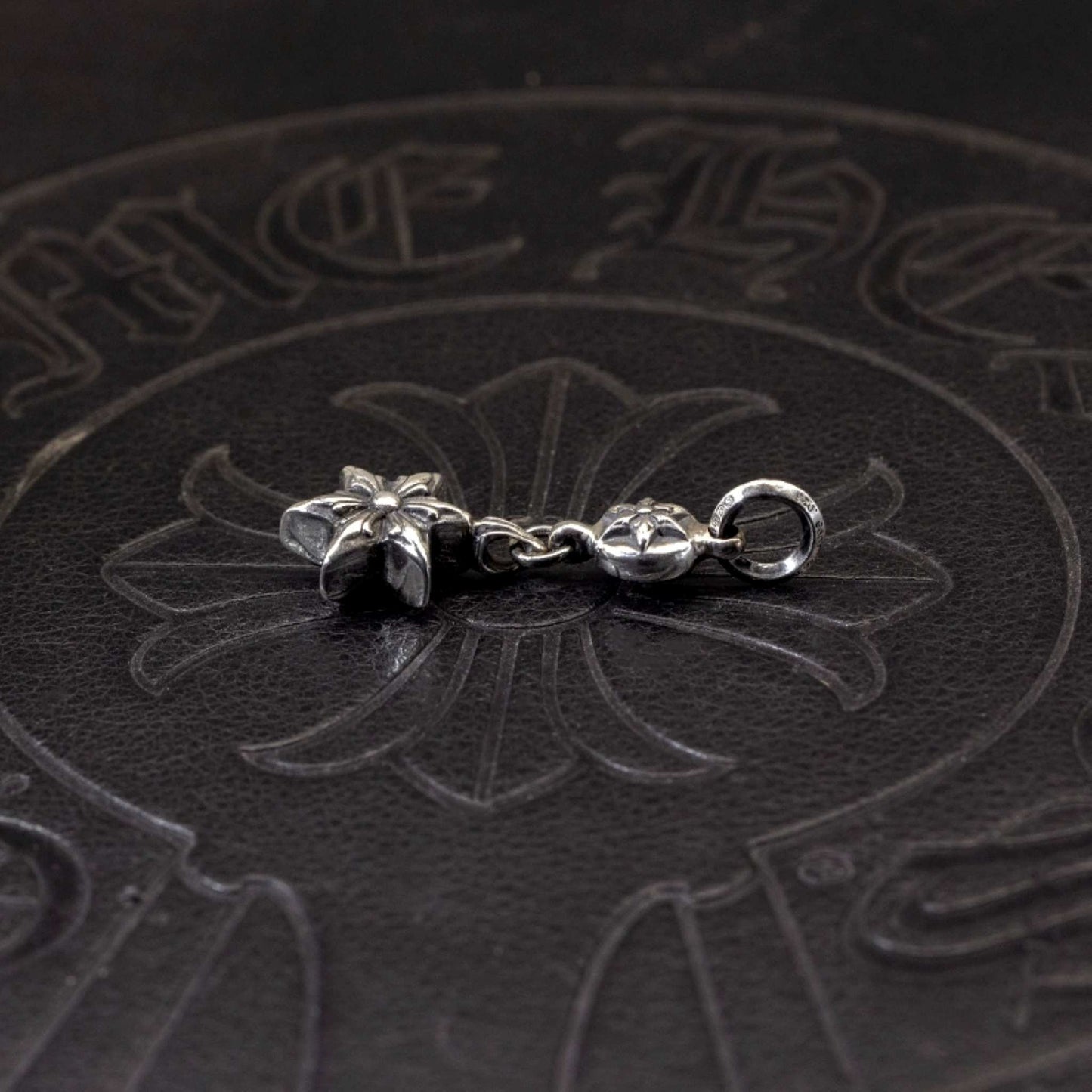 Chrome Hearts Hexagon Star Necklace Pendant, 925 Silver Punk Statement Charm