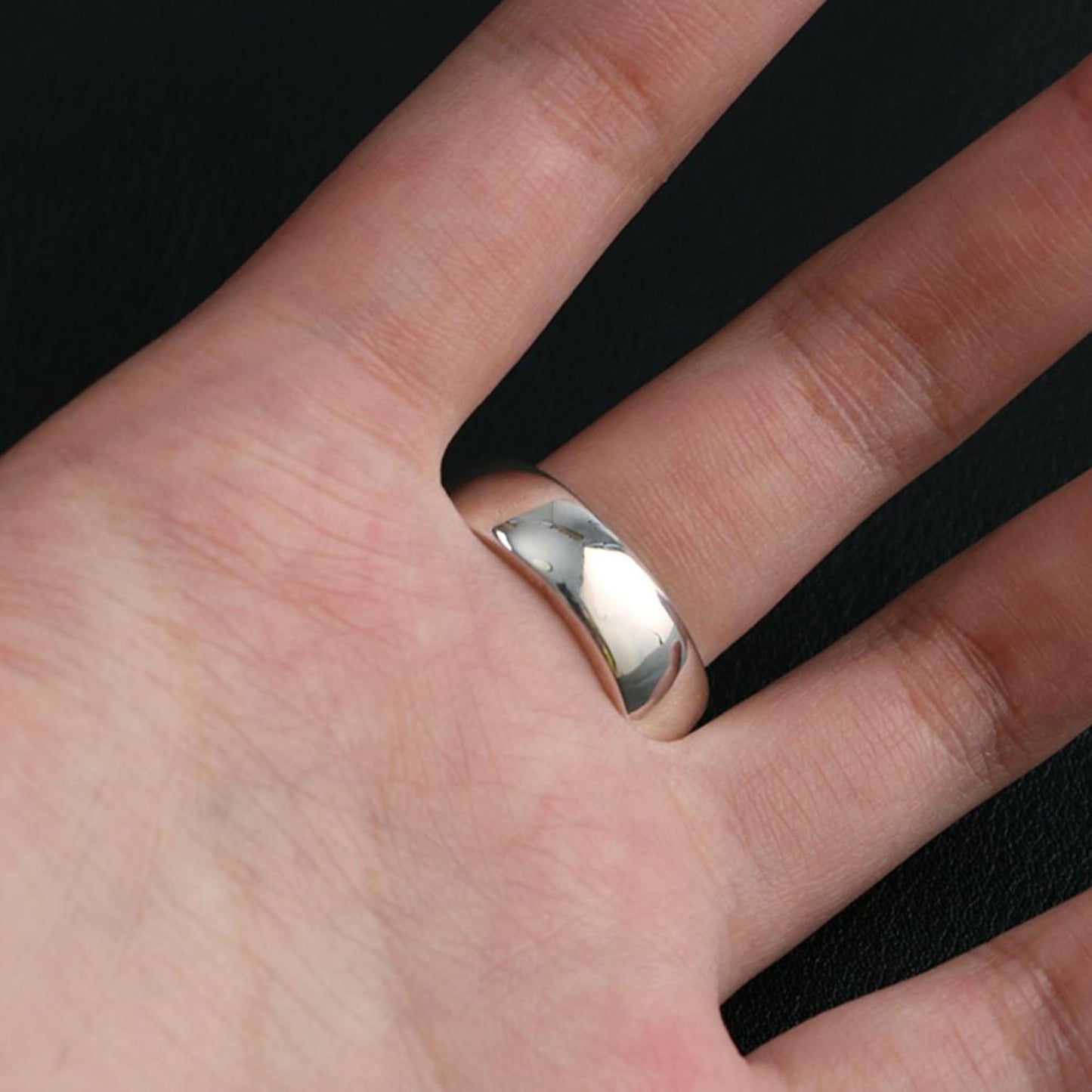 Chrome Hearts Gothic Graffiti Signet Ring, Sterling Punk Statement Silver Rings