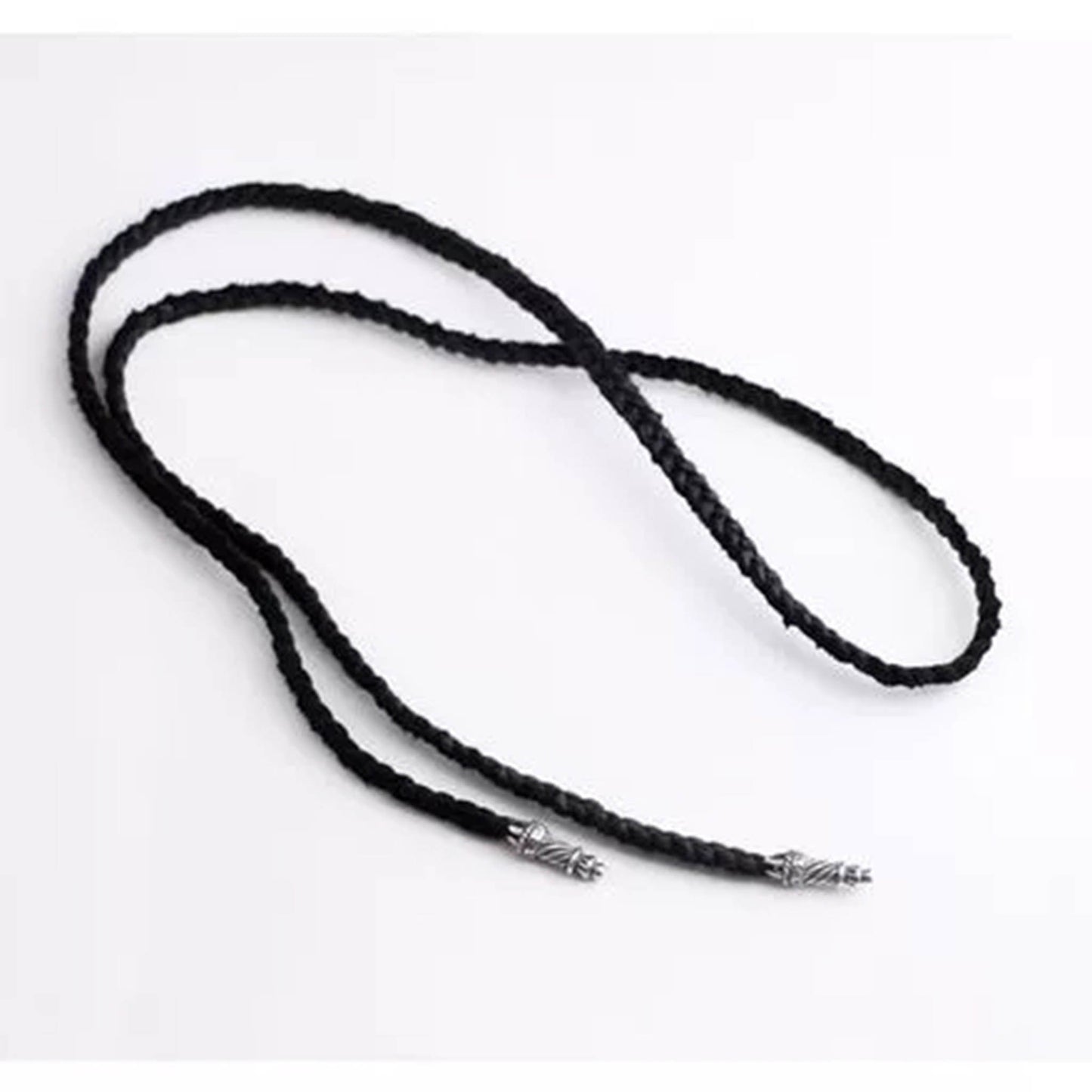 Chrome Hearts Gothic Silver Heads for Leather Rope, Punk Statement Sterling Silver Accessories