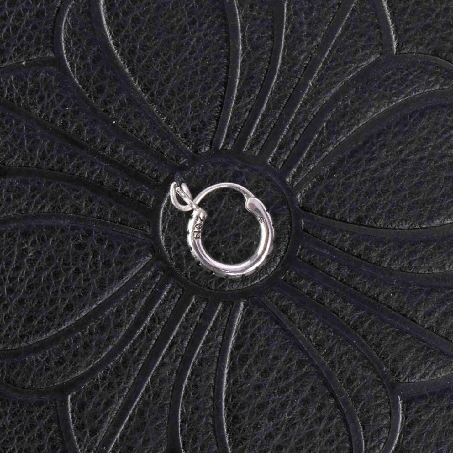 Chrome Hearts Gothic Tiny Crosses Hoop Earrings, 925 Silver Punk Statement Earrings