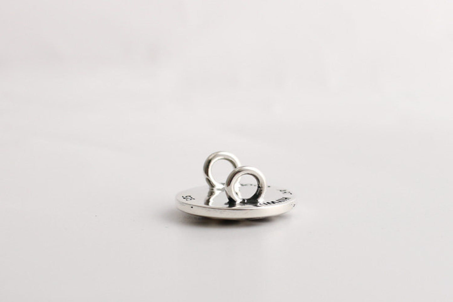 Good Art HLYWD Cherry Blossom Silver Shoelace Buckle, GA Punk Statement Accessory Buckle