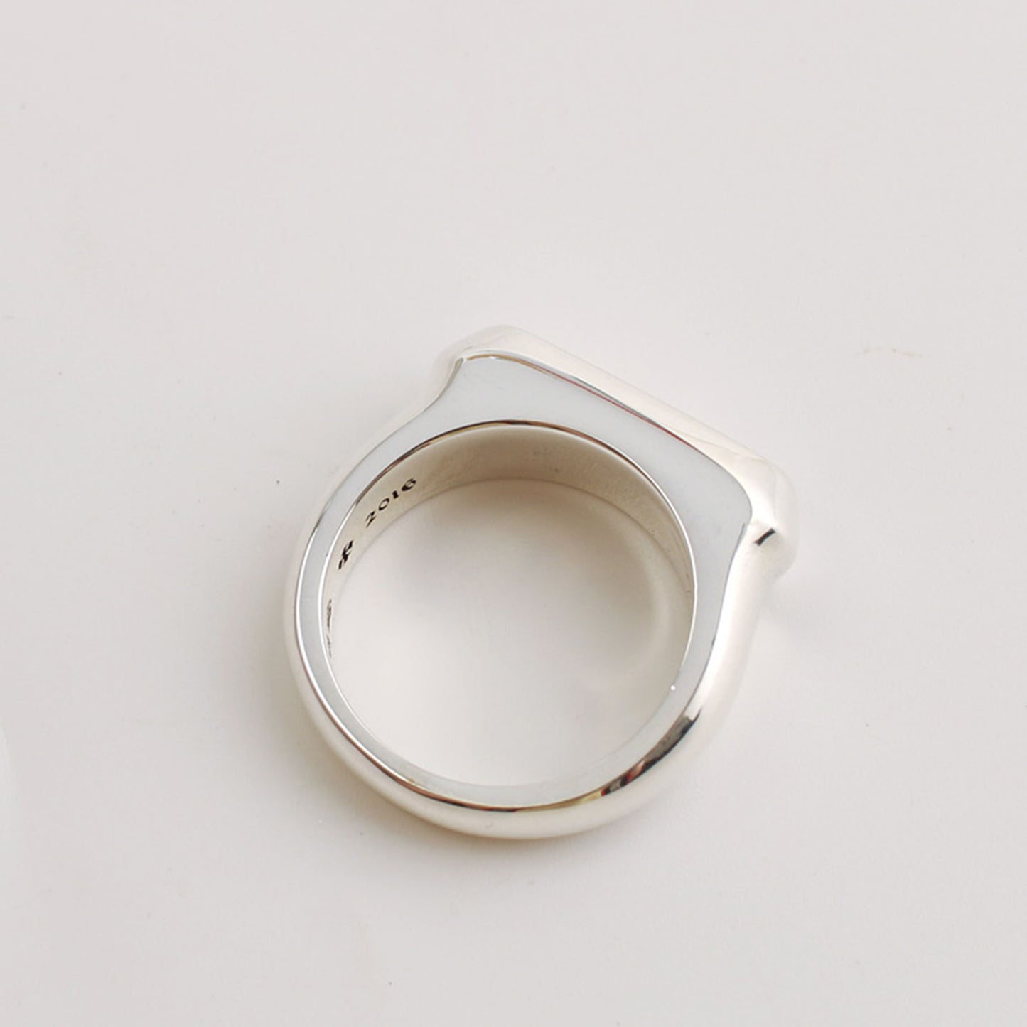 Sterling Silver Gothic Cross Ring, Chrome Hearts Punk Statement Silver Rings